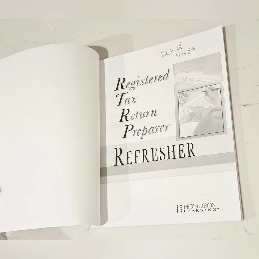 BOGO Registered Tax Return Preparer Refresher Book